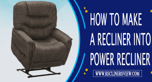 how to make a recliner into power recliner