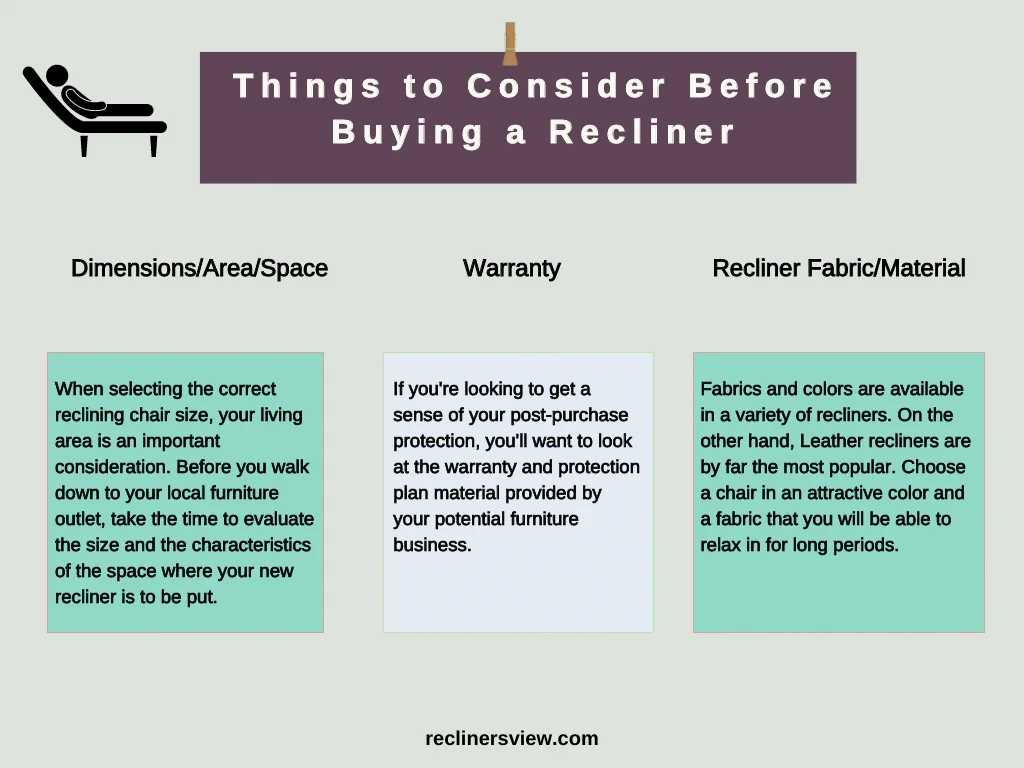 Things to Consider Before Buying a Recliner